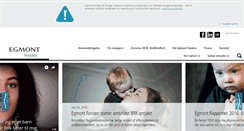 Desktop Screenshot of egmontfonden.dk