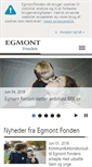 Mobile Screenshot of egmontfonden.dk